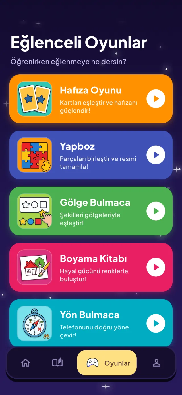 Croco Story eğitici oyunlar ekranı